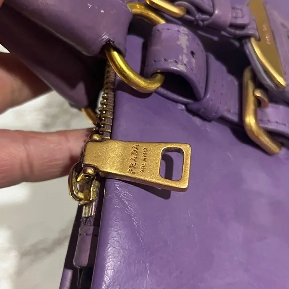 Prada 2 way Lavender Shoulder Bag - Picture 3 of 15